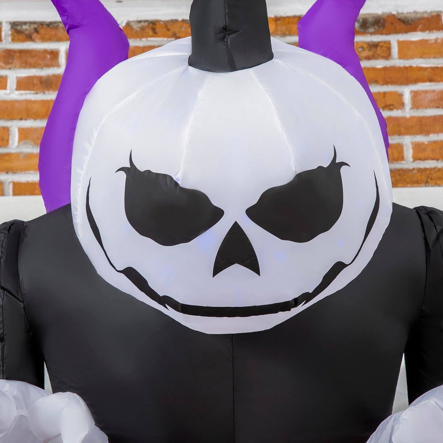 7ft Inflatable Halloween Ghost with Horns