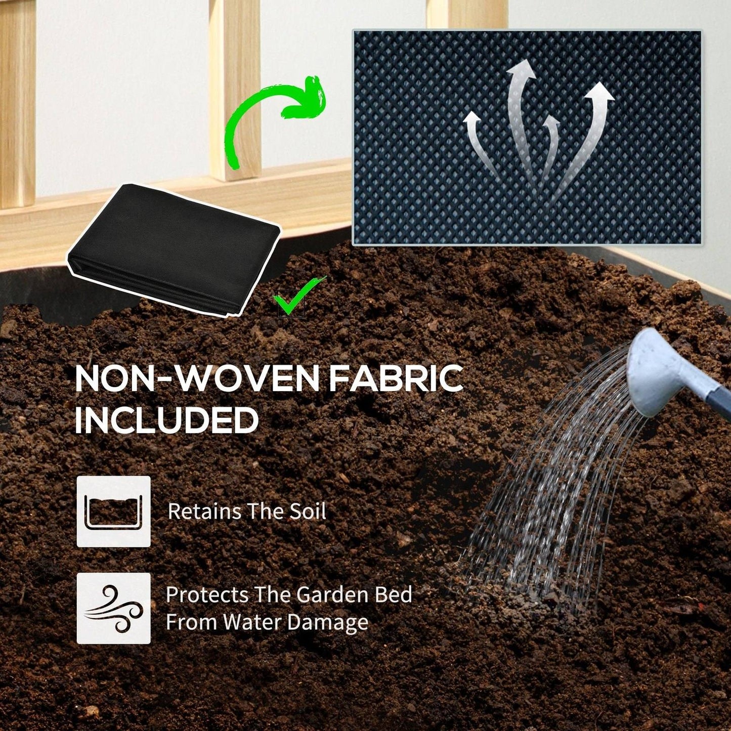 Garden Planters with Trellis for Vine Climbing