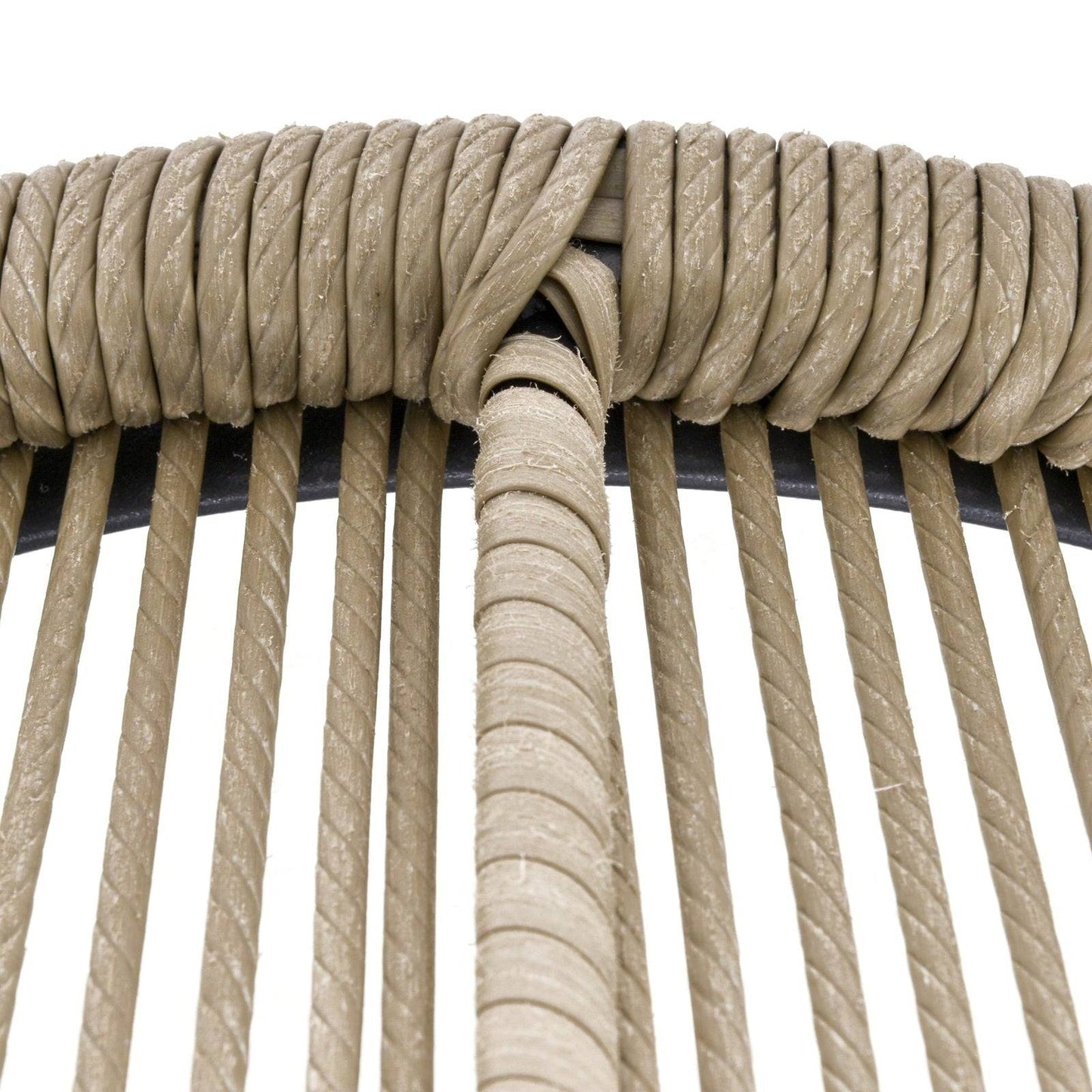 3-Piece PE Rattan Outdoor Conservatory Dining Set 2 Chairs Coffee Table Bistro Garden w/ Cushions Brown