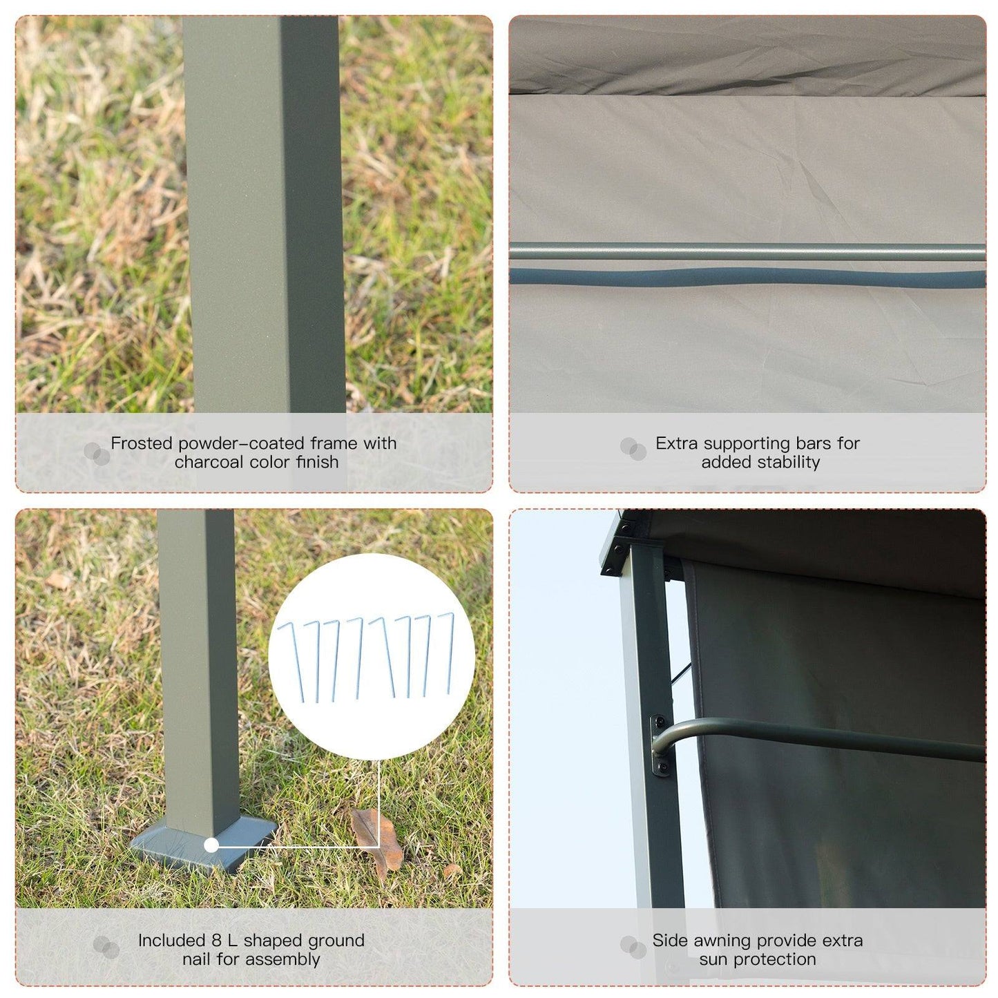 2.2 x 1.4m BBQ Shelter