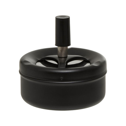 Matte Black Spinning Ashtray