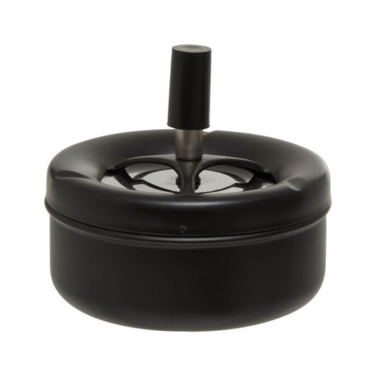Medium Black Spinning Ashtray