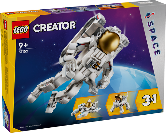 Lego Creator 3 in 1 31152 Space Astronaut Playset for Ages 9 and Up