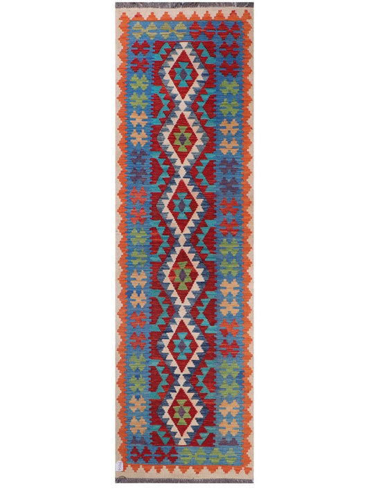 Maimana Afghanistan Kilim Runner - 290 x 84 cm