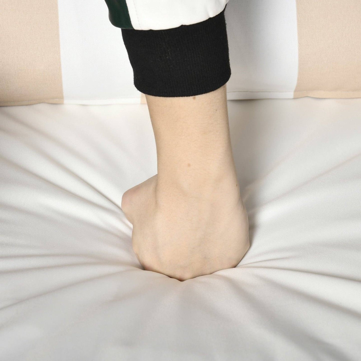 Outsunny Garden Outdoor Rattan Furniture 3 Pieces Patio Bistro Set Wicker Weave Conservatory Sofa Chair & Table Set With Cushion Pillow - Light Grey