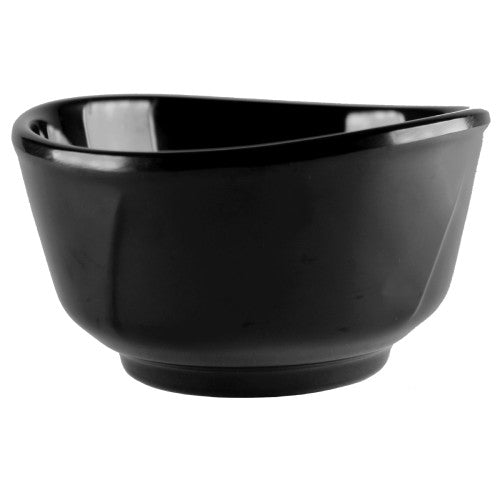 Classic Round Black Melamine Bowl 325ml / 11oz - Pack Of 12