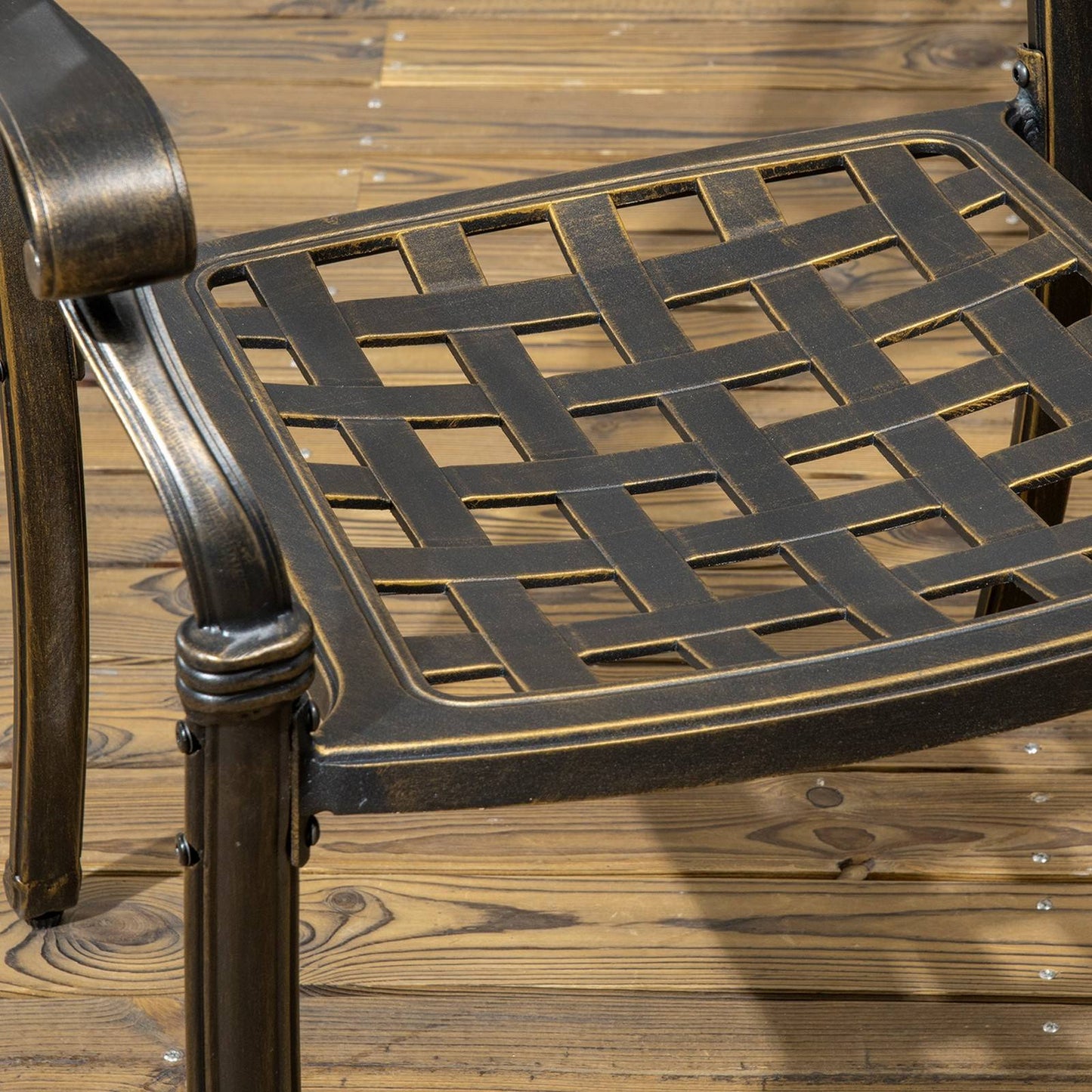 7-Piece Outdoor Patio Dining Set with Umbrella Hole