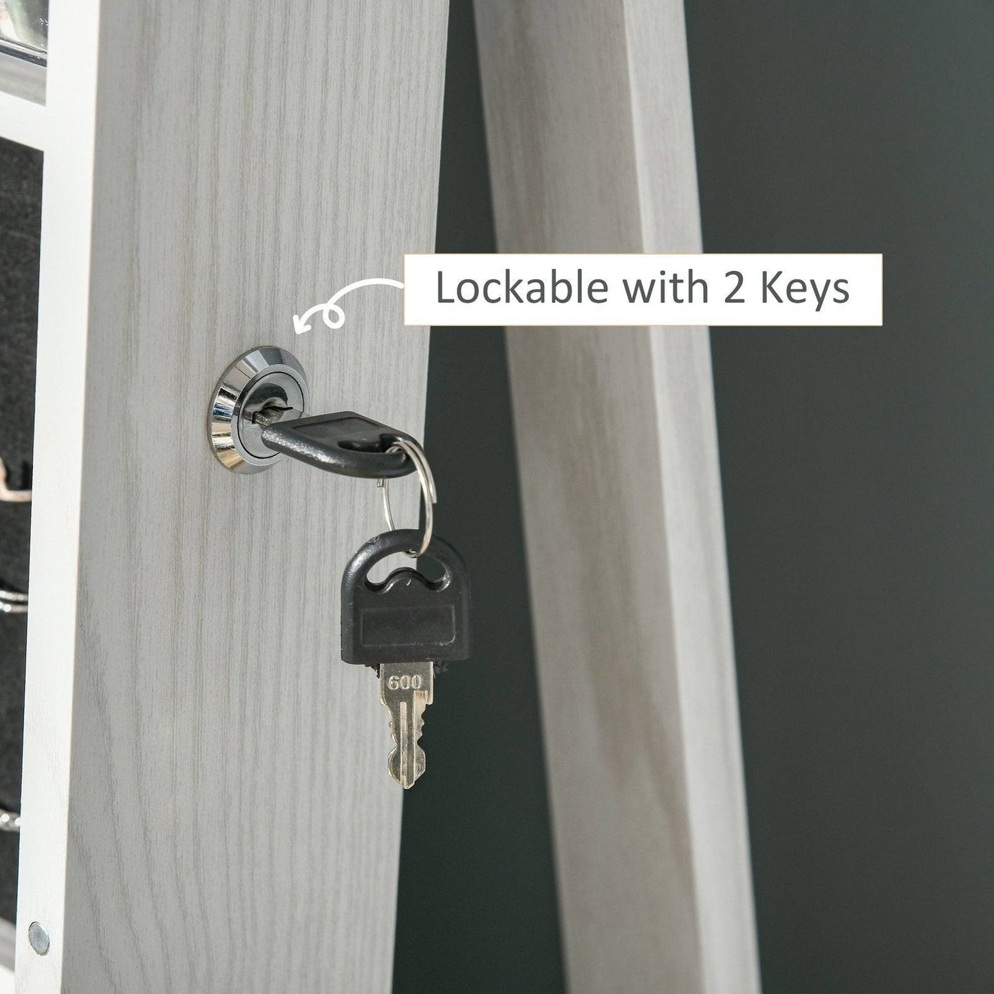 360° Swivel Jewellery Cabinet