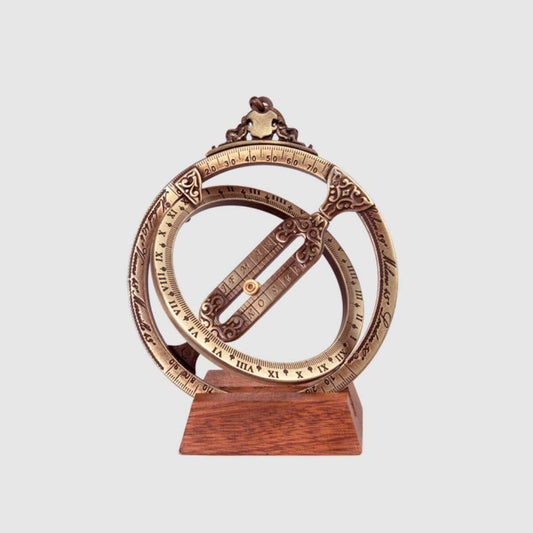 Hemisferium Equatorial Solar Clock Astronomical Ring Dial