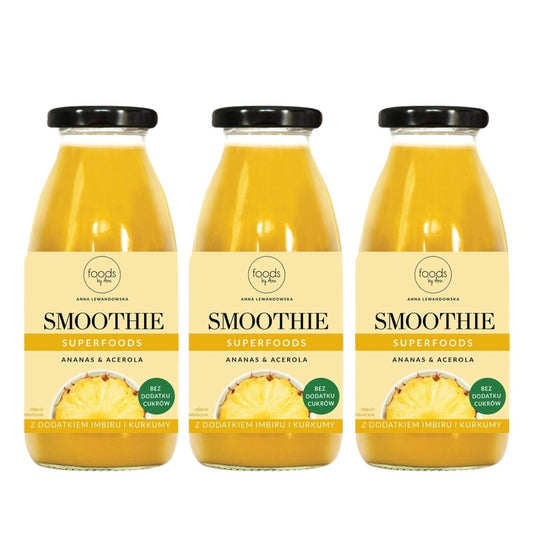 3x Smoothie Pineapple & Acerola 250ml