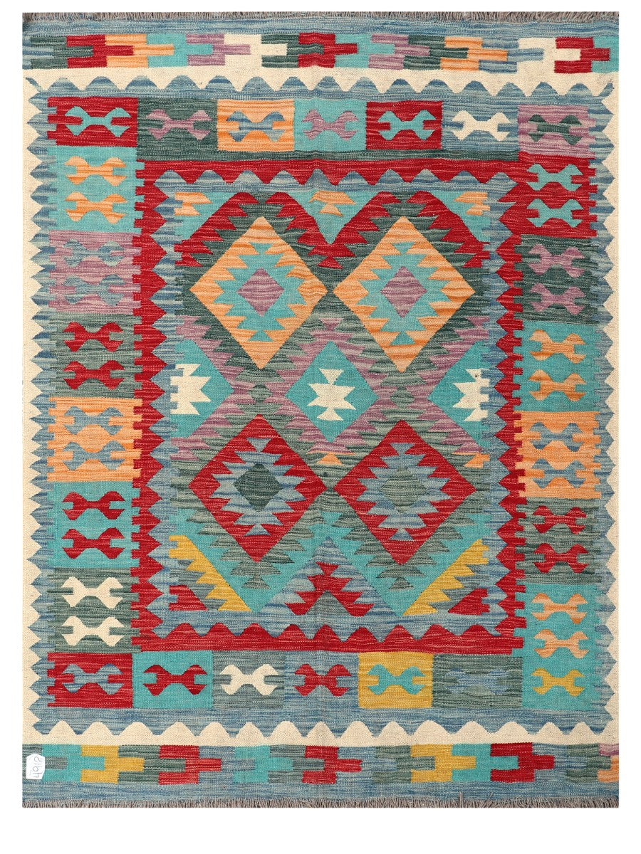 Maimana Afghanistan Kilim Rug - 207 x155 cm