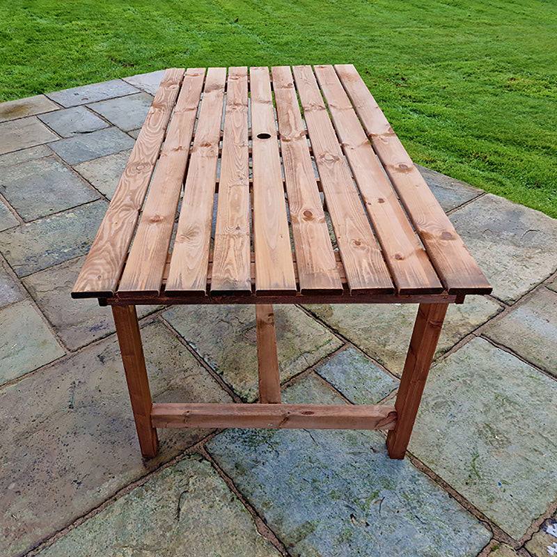 Swedish Redwood Garden Table by Croft