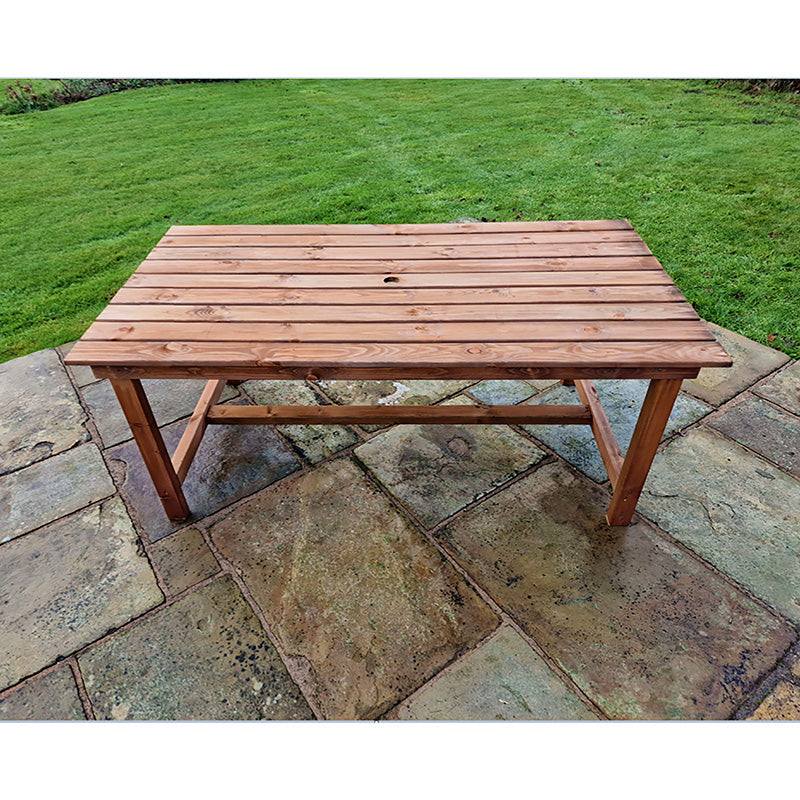 Swedish Redwood Garden Table by Croft