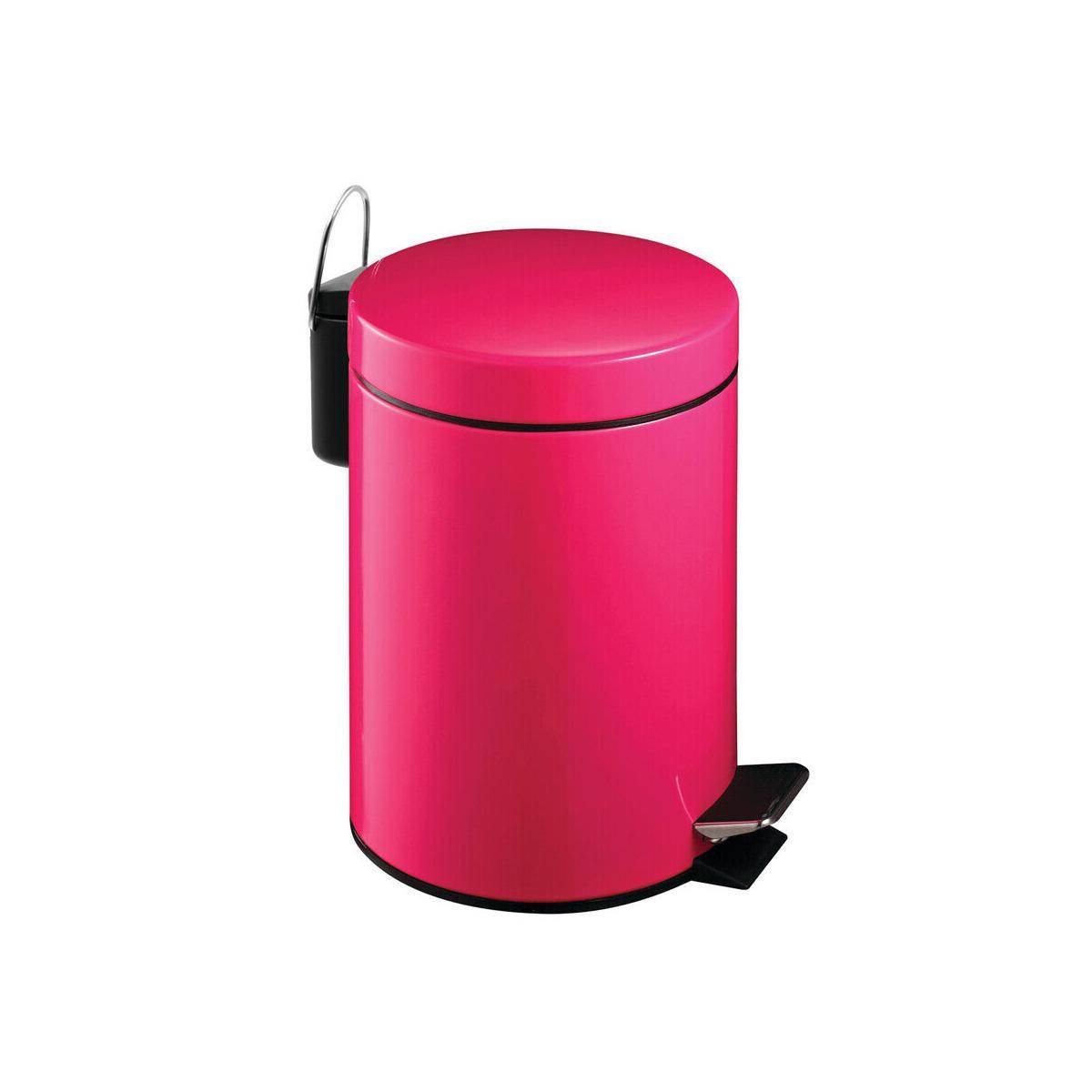 3 ltr Hot Pink Pedal Bin