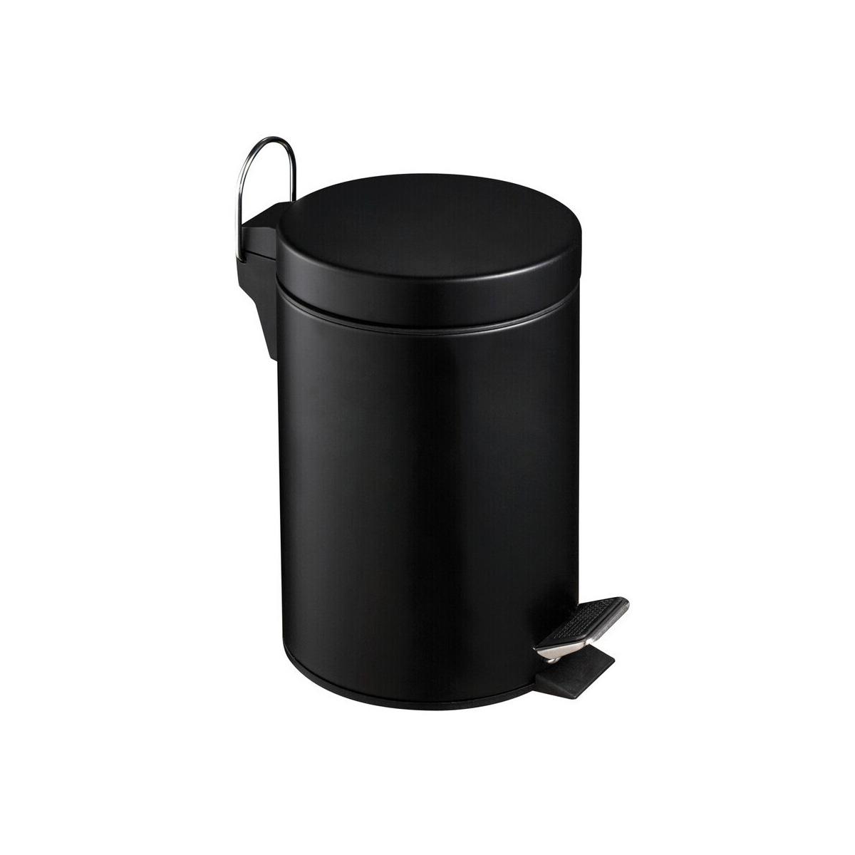 3Ltr Matte Black Pedal Bin