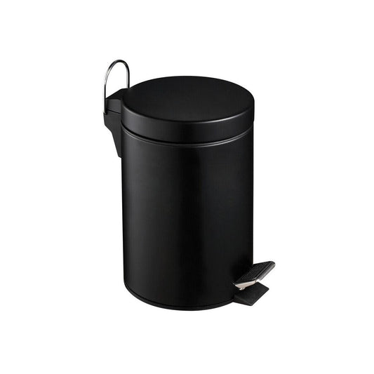 3Ltr Matte Black Pedal Bin