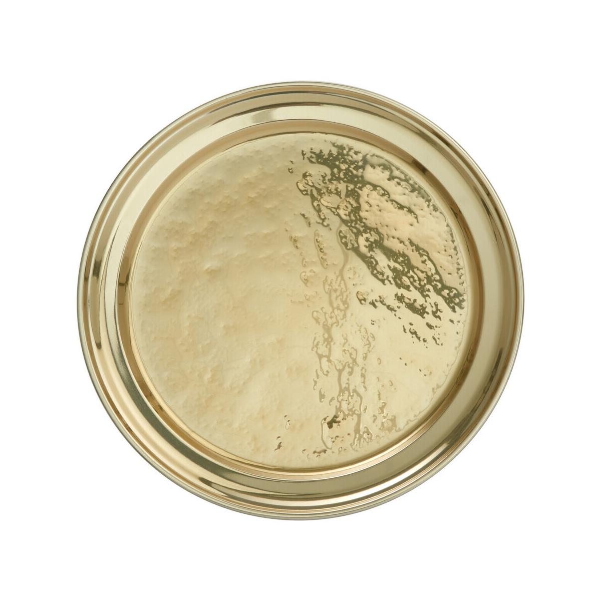 Miressa Small Serving Plate in Stainless Steel