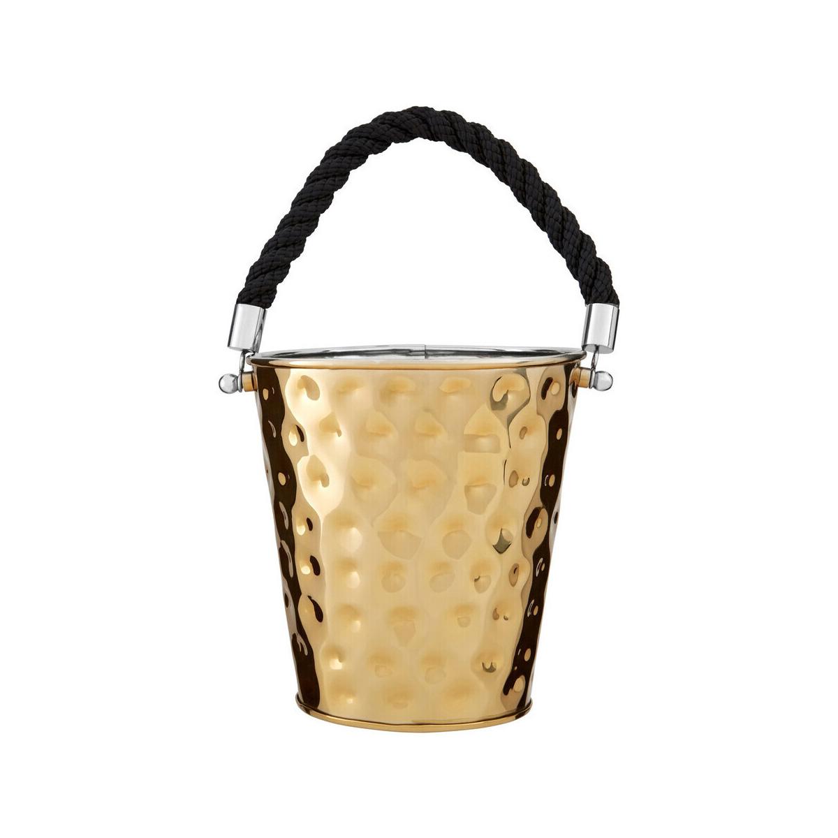 Miressa Medium Gold Finish Party Bucket