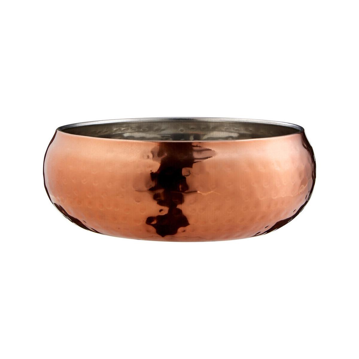 Miressa Rose Gold Hammered Small Bowl
