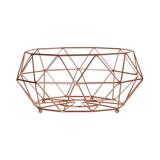 Vertex Copper Finish Fruit Basket