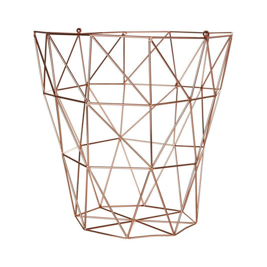 Vertex Copper Finish Storage Basket