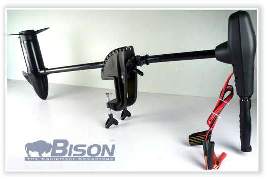 BISON 40'/lb SALT WATER ELECTRIC OUTBOARD MOTOR + BATTERY CHARGER