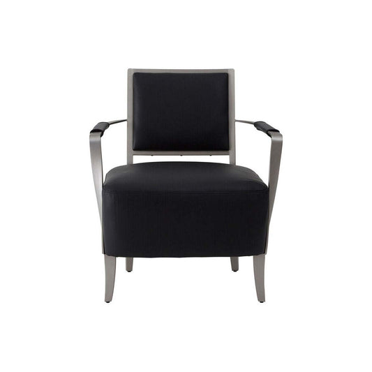 Moda Black Leather Chair