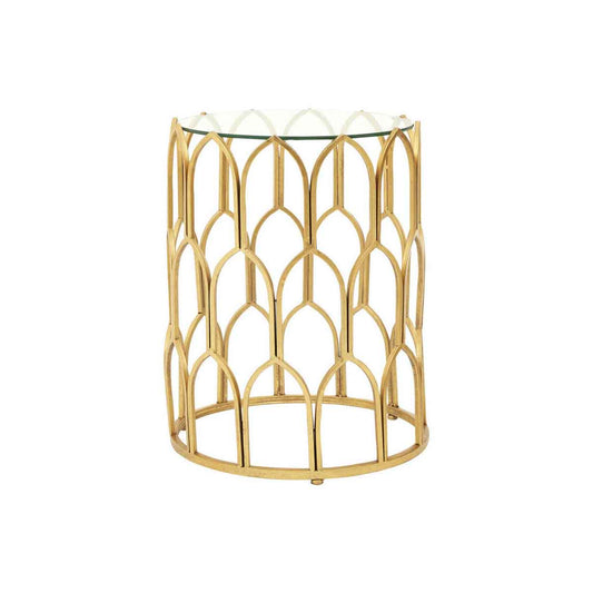 Merlin Gold Leaf Side Table