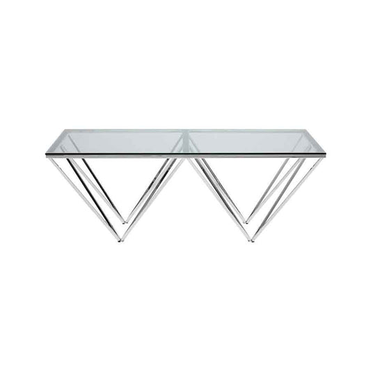 Allure Coffee Table With Triangular Base