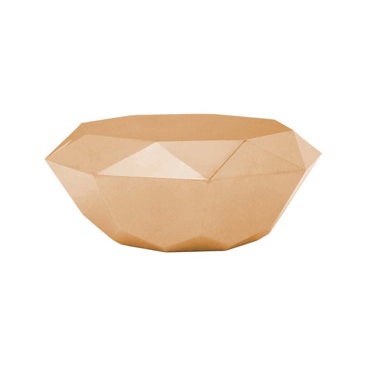 Allure Rose Gold Diamond Cut Coffee Table