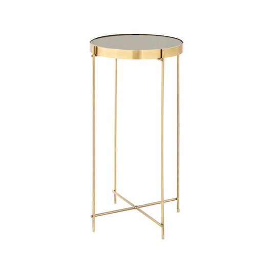 Allure Black Mirror Tall Side Table