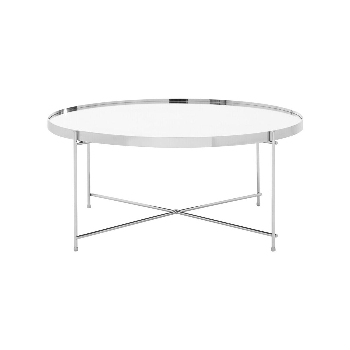 Allure Silver Mirror Coffee Table