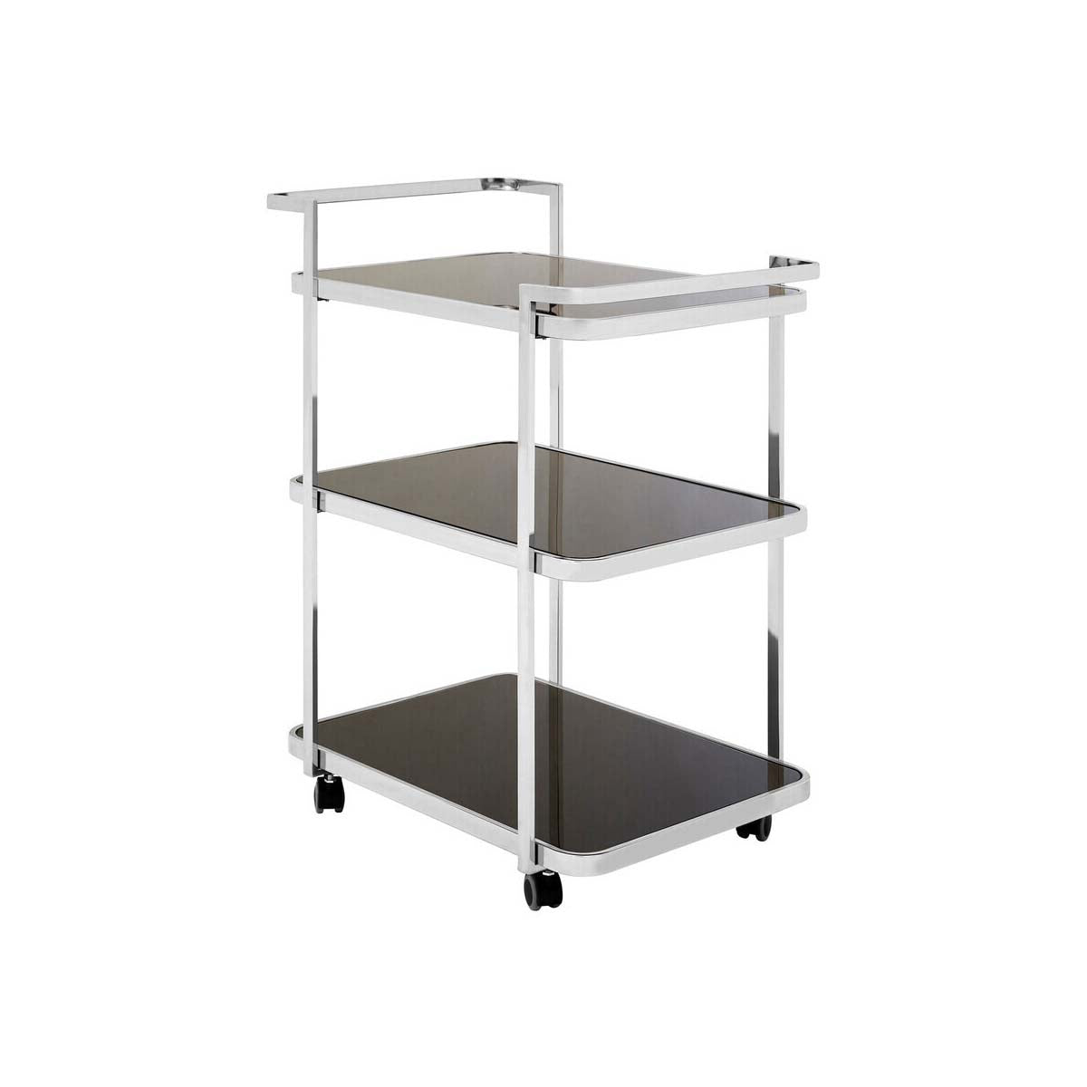 Alvaro Chrome Drinks Trolley