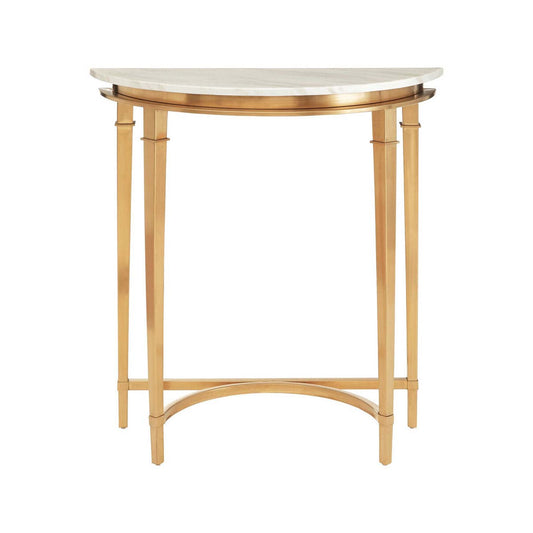Alvaro Half Moon Console Table