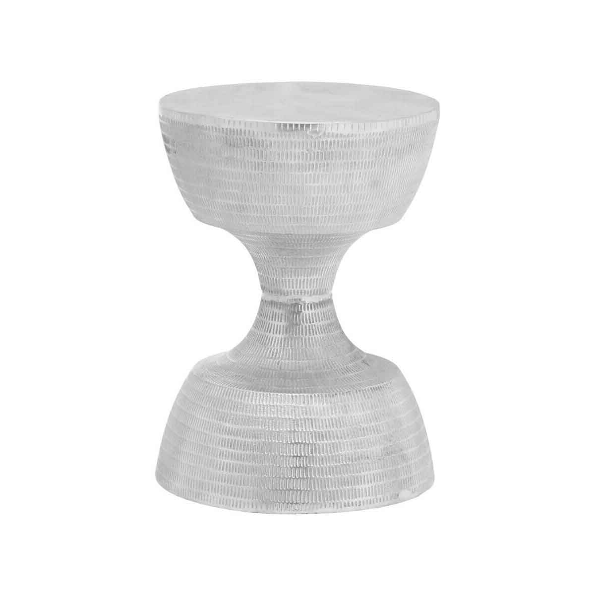 Matin Small Textured Aluminium Side Table