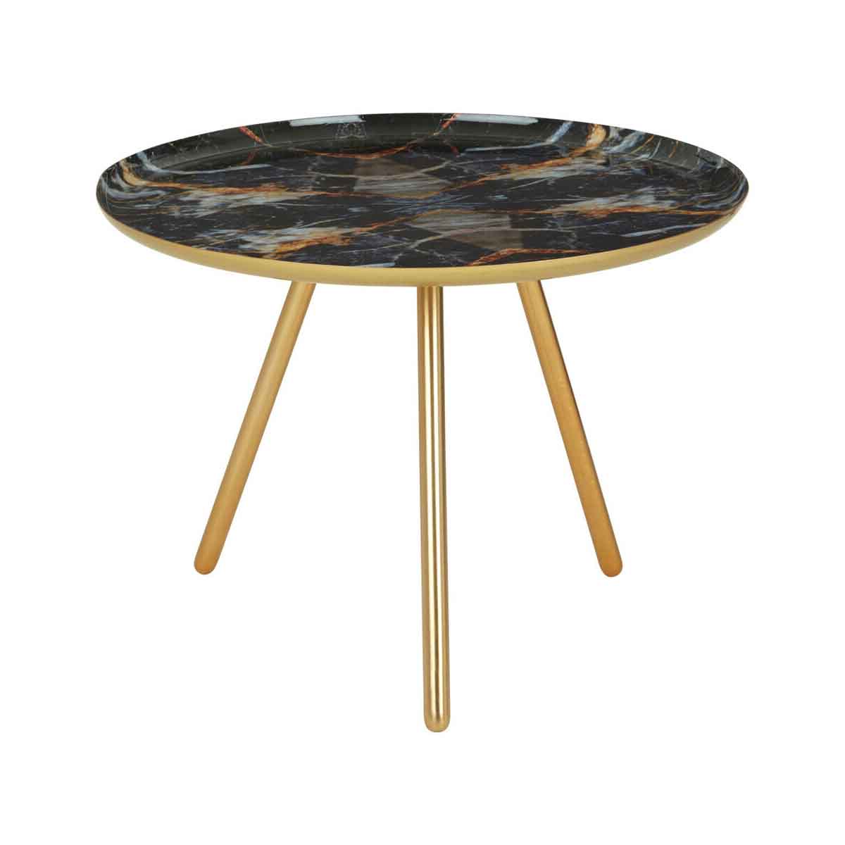 Marlox Faux Marble Side Table