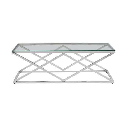 Allure Inverted Prism Base Coffee Table
