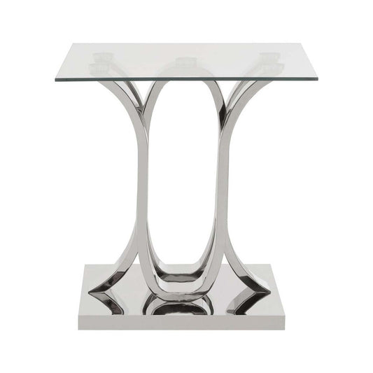 Allure Curved Base End Table