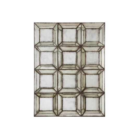 Riza Medium Multi Box Design Wall Mirror