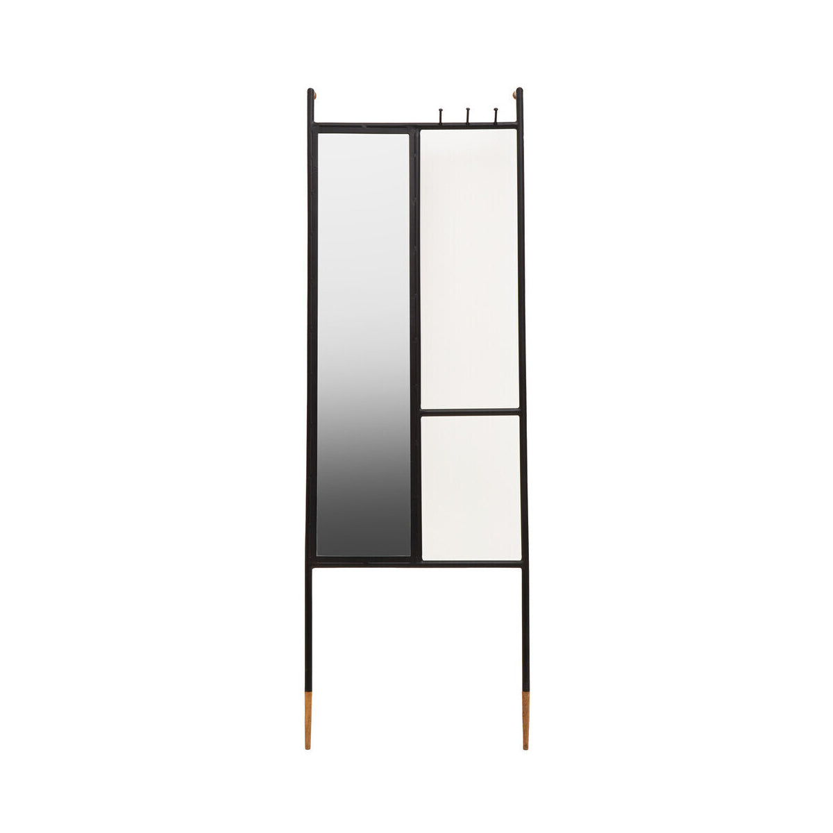Nirav Black Iron Mirror