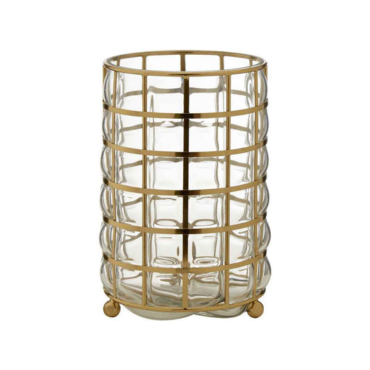 Martina Medium Blown Glass Hurricane Lamp