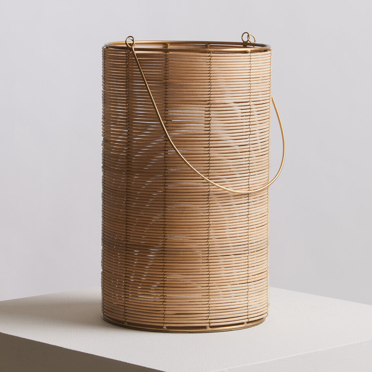 Malacca Large Hurricane Candle Holder