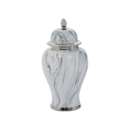 Marmo Marble Effect Large Ceramic Jar