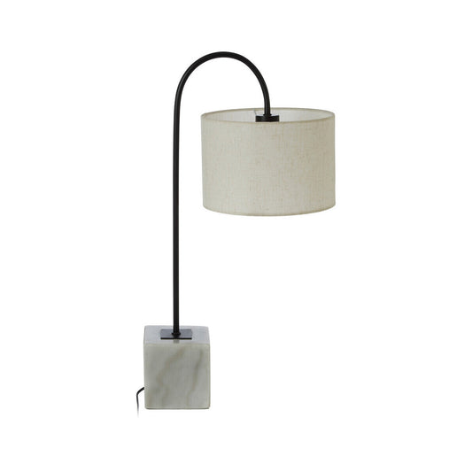 Murdoch Curved Table Lamp with Marble Base