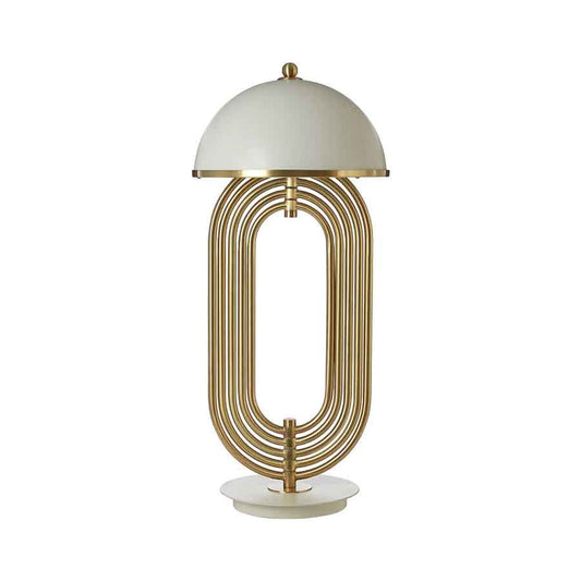 Metropolis Table Lamp with White shade