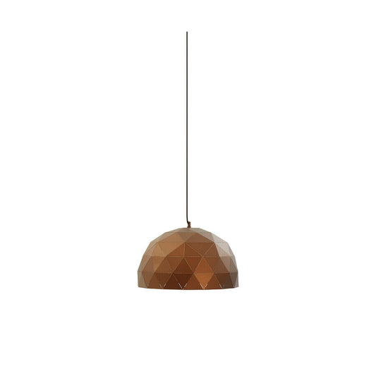 Mateo Medium Coffee Dome Pendant Light