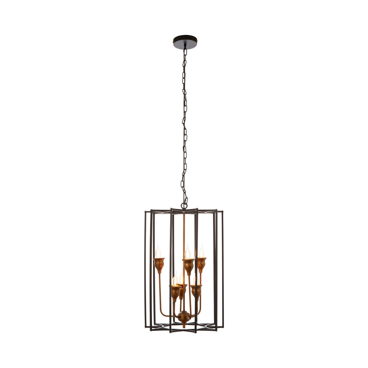 Allas 6 Bulb Pendant Lamp
