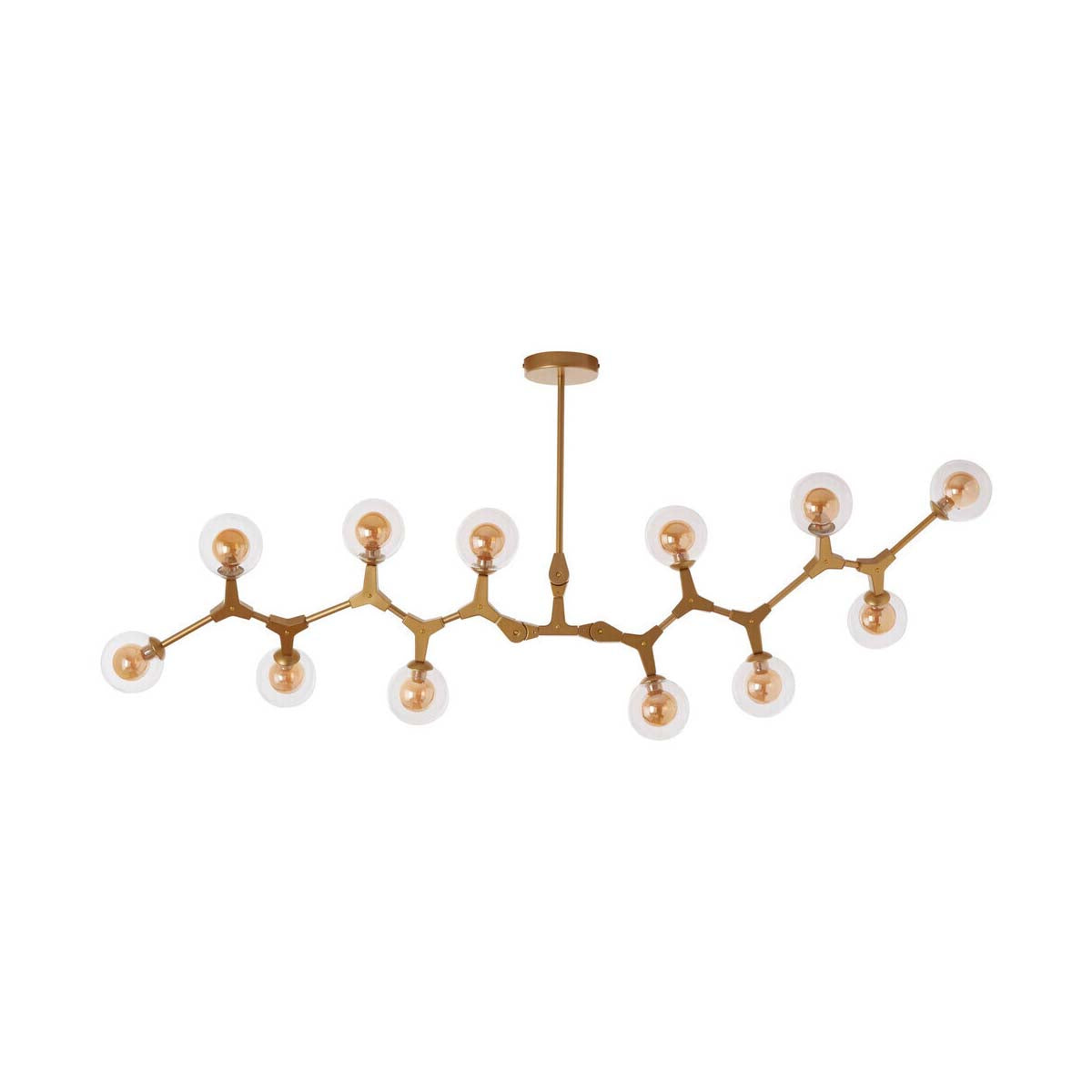 Abira 12 Arm  Gold Finish Pendant Light