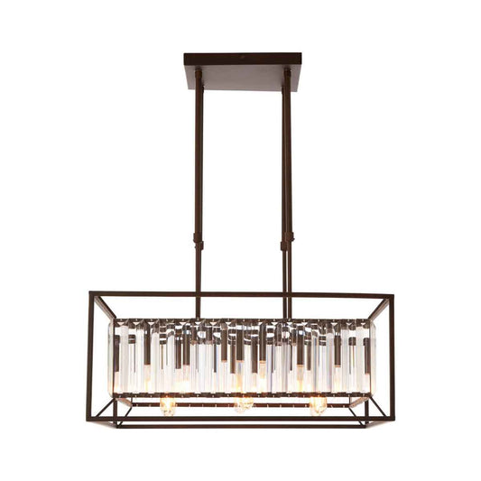 Akiko 6 Bulb Dark Bronze Ceiling Light