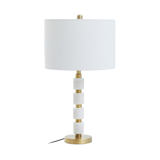Elin White Marble Table Lamp